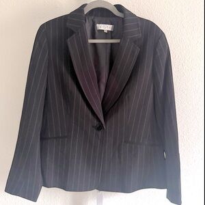 Kasper Navy Pinstripe Blazer